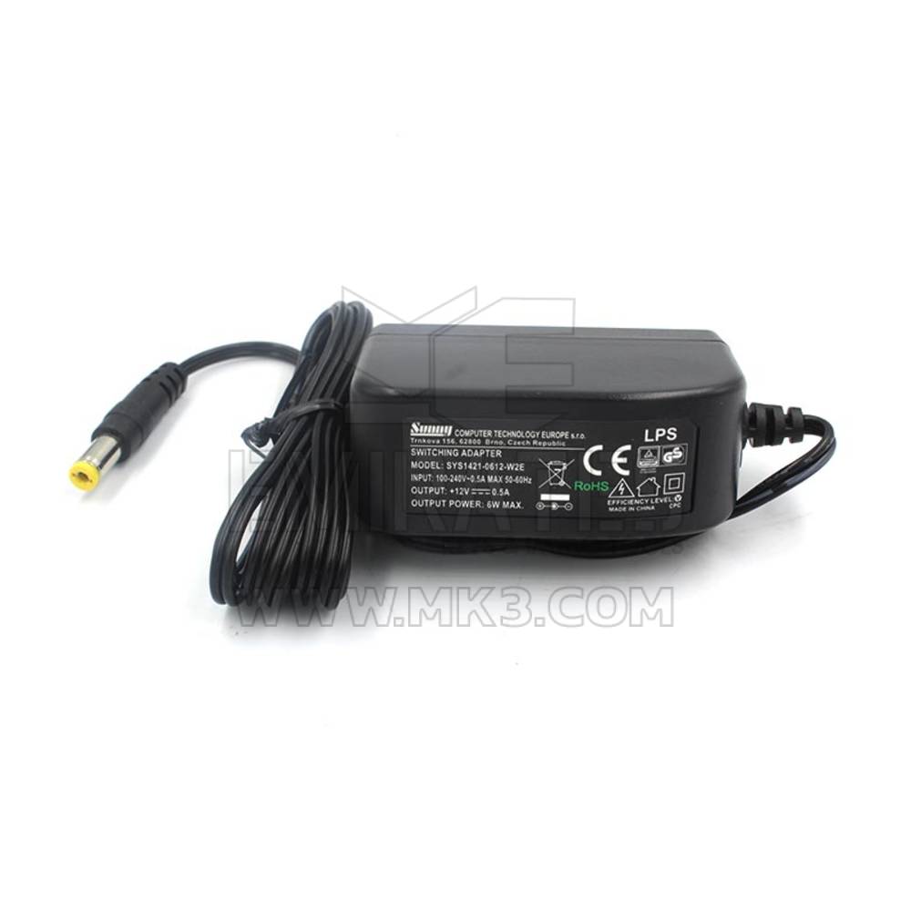 Abrites ZN062 Replacement 12V/0.5a Dc Power Adapter For Abprog As Well As Any Other Time You Will Need To Power Modules That Require Up To 0.5a Of Power