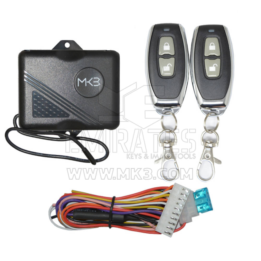 Sistema de entrada sin llave con control remoto de 2 botones, modelo NK356