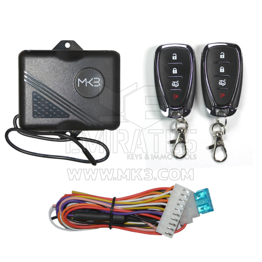 Sistema de entrada sin llave Chevrolet Smart 3+1 botones Modelo GR115