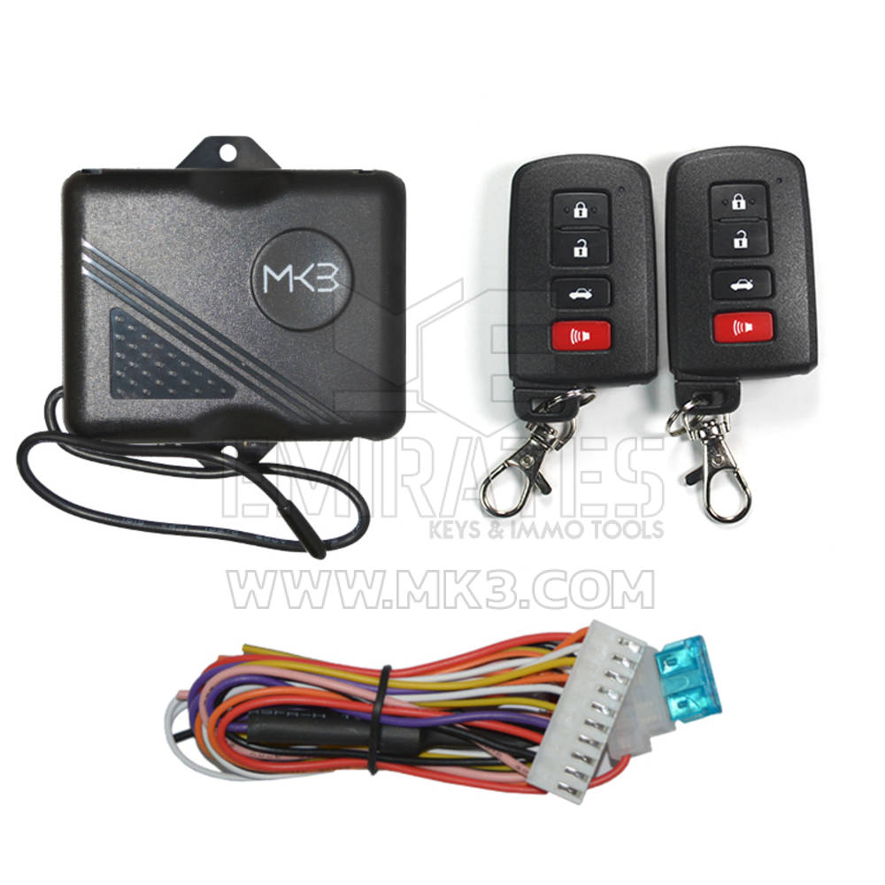 Sistema de entrada sin llave Toyota Smart 3+1 botones modelo NK425