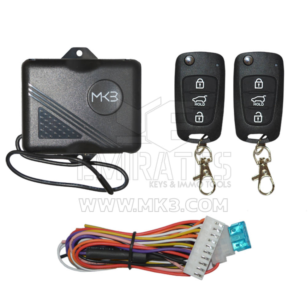 Sistema de entrada sin llave KIA y Hyundai Flip 3 botones modelo FK110
