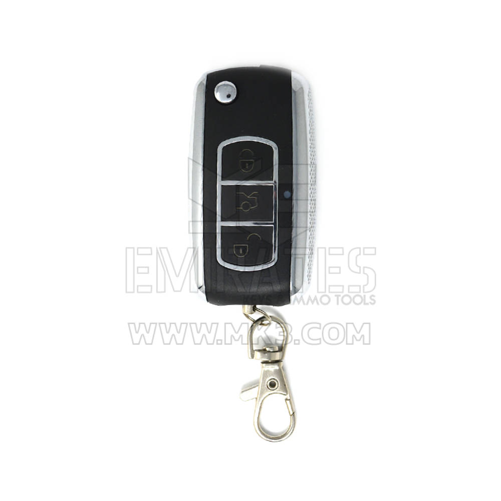 Sistema de entrada sin llave Bently Chrome Flip de 3 botones, modelo FK125 - MK18958 - f-2