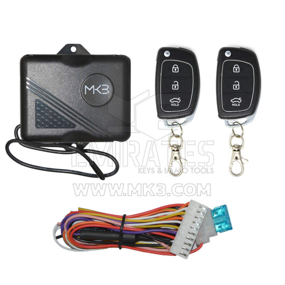 Sistema de entrada sin llave Hyundai Flip de 3 botones, modelo HY121
