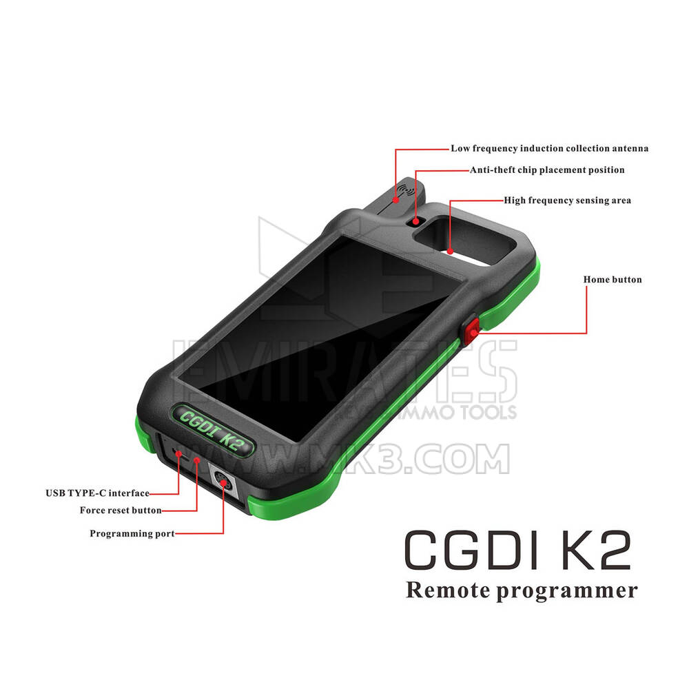 New CGDl K2 Wifi Professional Multi-functional Smart Locksmith Key Tool Remote Generator Support 96Bit ID48 Copy | Emirates Keys