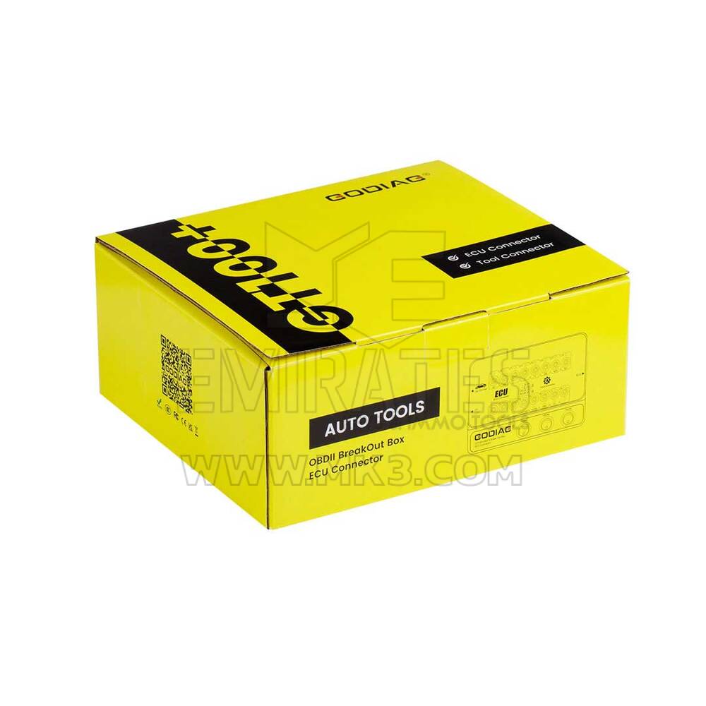 New GODIAG GT100 + New Generation Auto Tools OBD II Break Out Box ECU Connector with Electronic Current Display | Emirates Keys