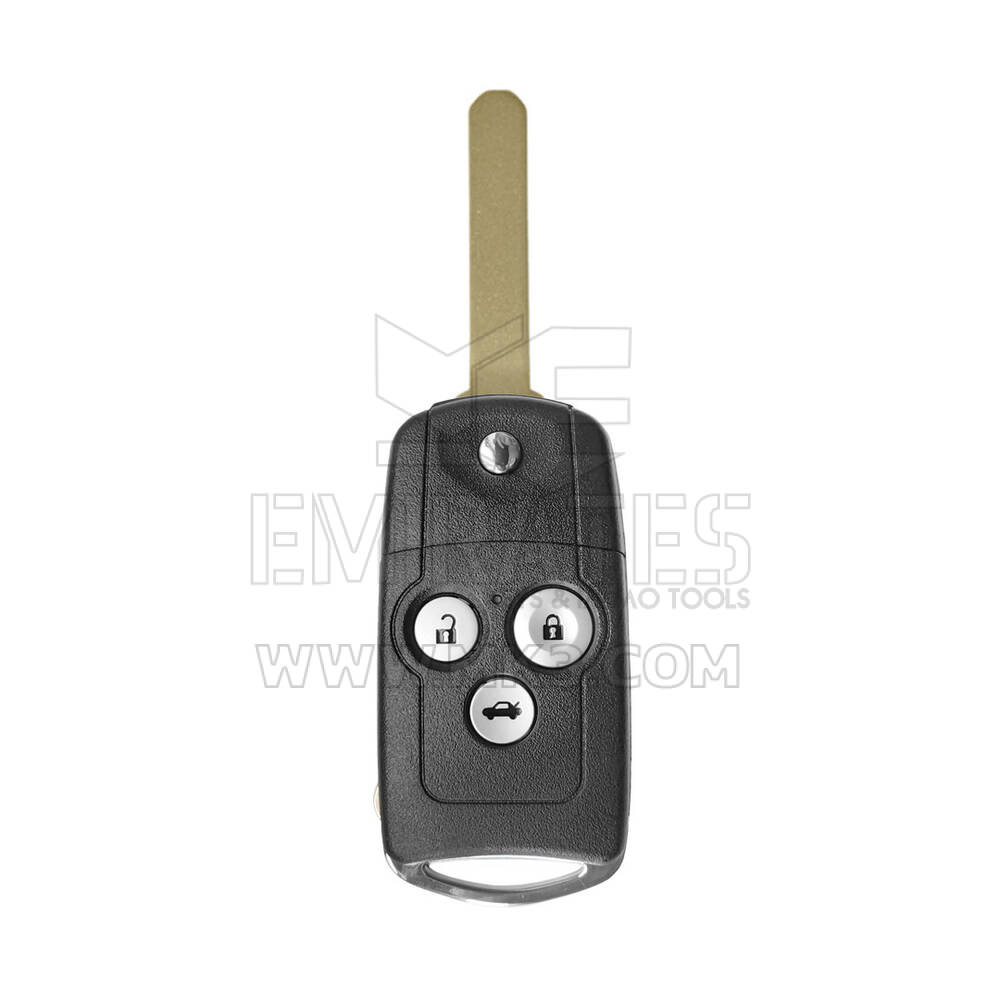 Coque de clé à distance modifiée Honda Accord de haute qualité 3 boutons, couvercle de clé à distance Emirates Keys, remplacement de coques de porte-clés à bas prix.