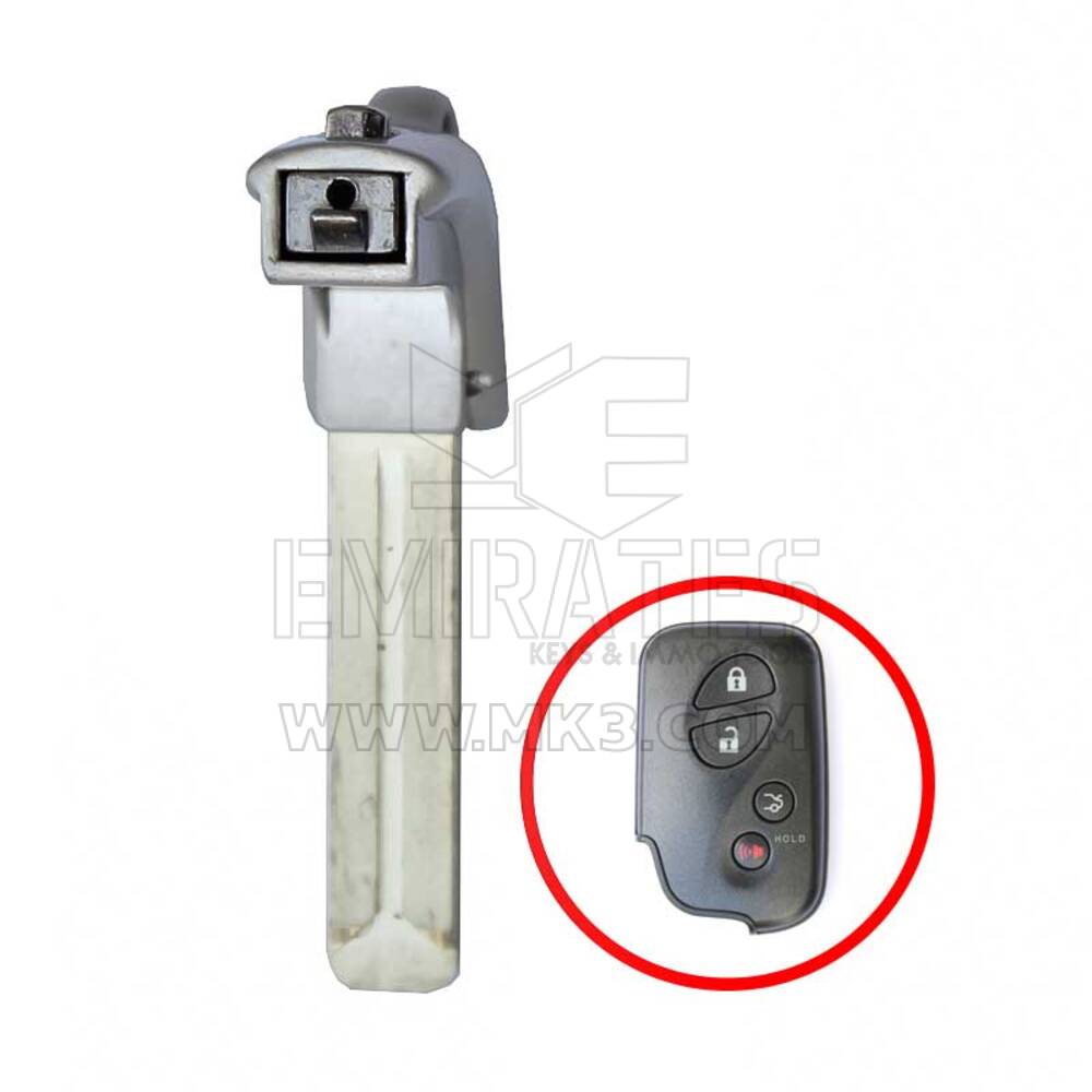 Llave inteligente de emergencia Lexus 2008, hoja de 2 lados TOY48 69515-30300