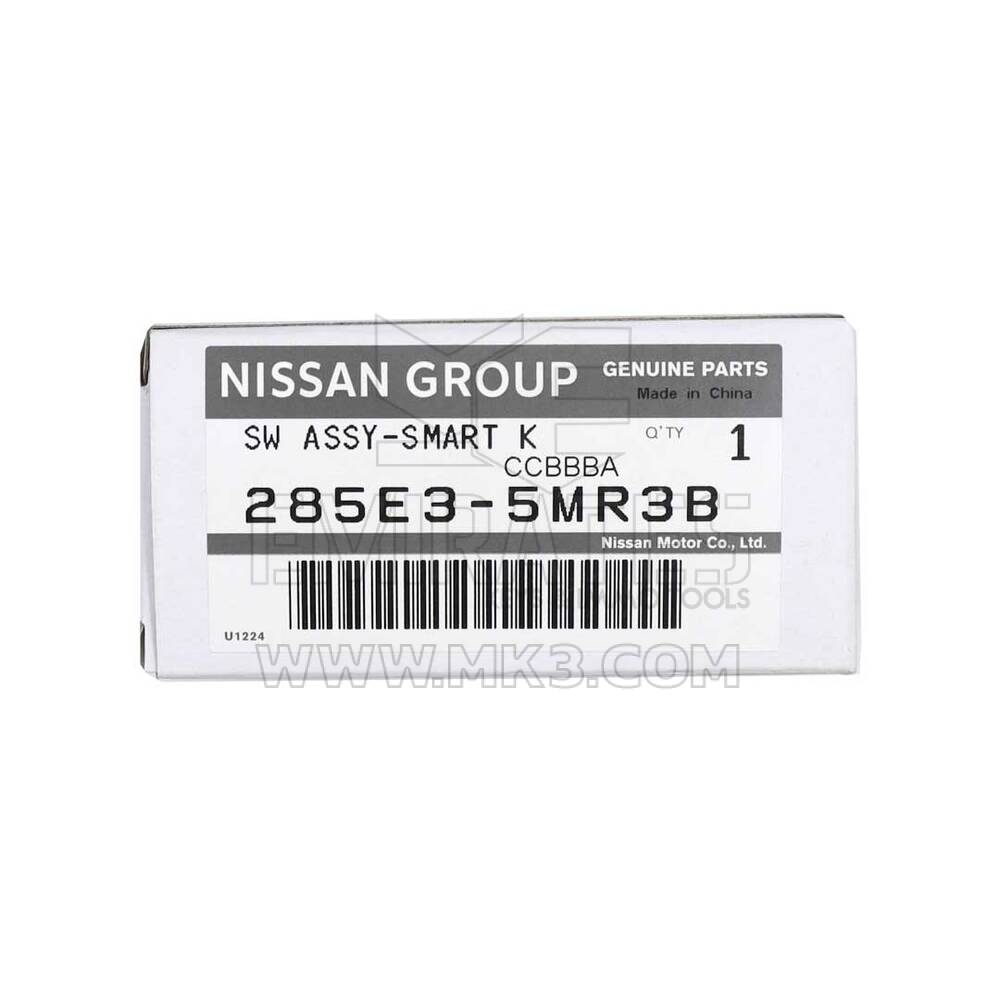 New Nissan Ariya 2023 Genuine / OEM Smart Remote Key 3+1 Buttons 433MHz OEM Part Number: 285E3-5MR3B - FCC ID: KR5TXPZ1 | Emirates Keys