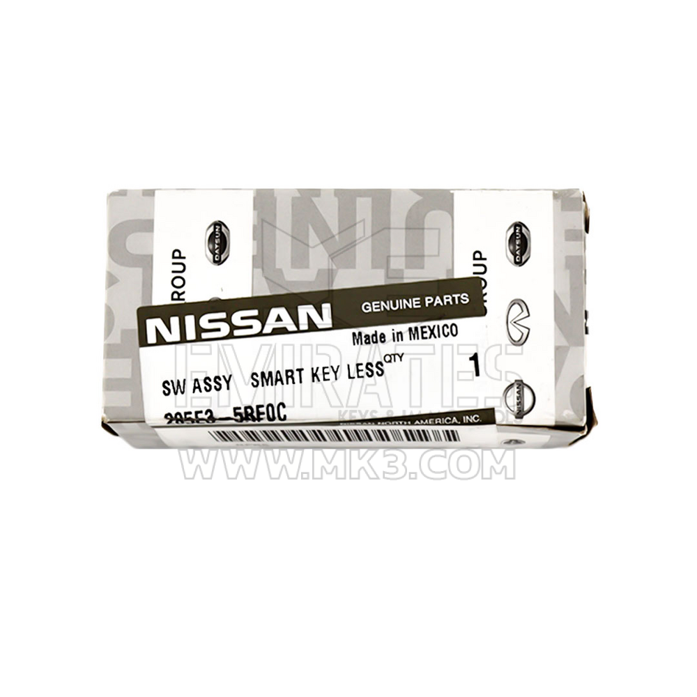 New Nissan Qashqai/X-Trail 2021 Genuine/OEM Smart Remote 2 Button 433MHz OEM Part Number: 285E3-5RF0C / 285E3-6XR0A / 285E3-5RF0B , FCC ID: KR5TXN1 | Emirates Keys