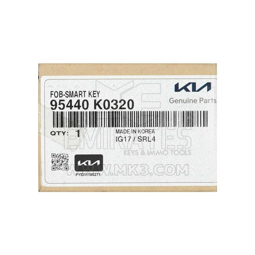 New KIA Soul 2023 Genuine / OEM Smart Remote Key 3+1 Buttons 433MHz OEM Part Number: 95440-K0320 | Emirates Keys