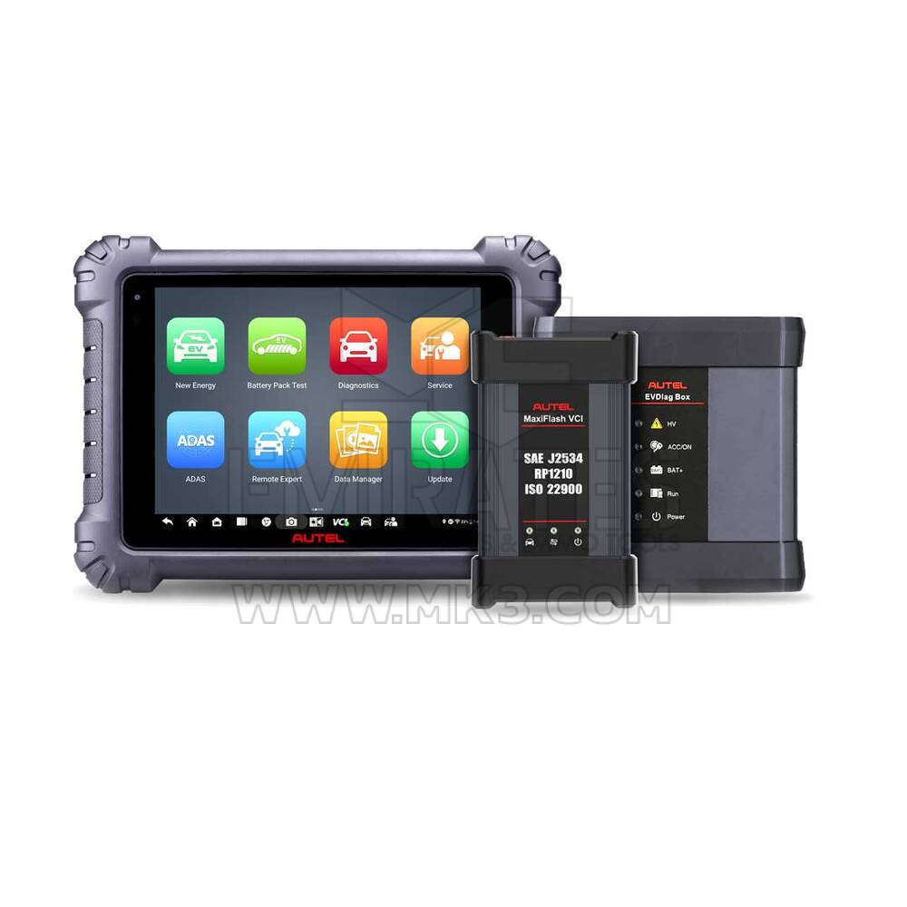 Autel MaxiSYS MS909EV Tablet Diagnostic Tool For Electric, Hybrid, Gas And Diesel Vehicles With Its Dedicated EVDiag Box + FREE Autel MaxiCharger | Emirates Keys