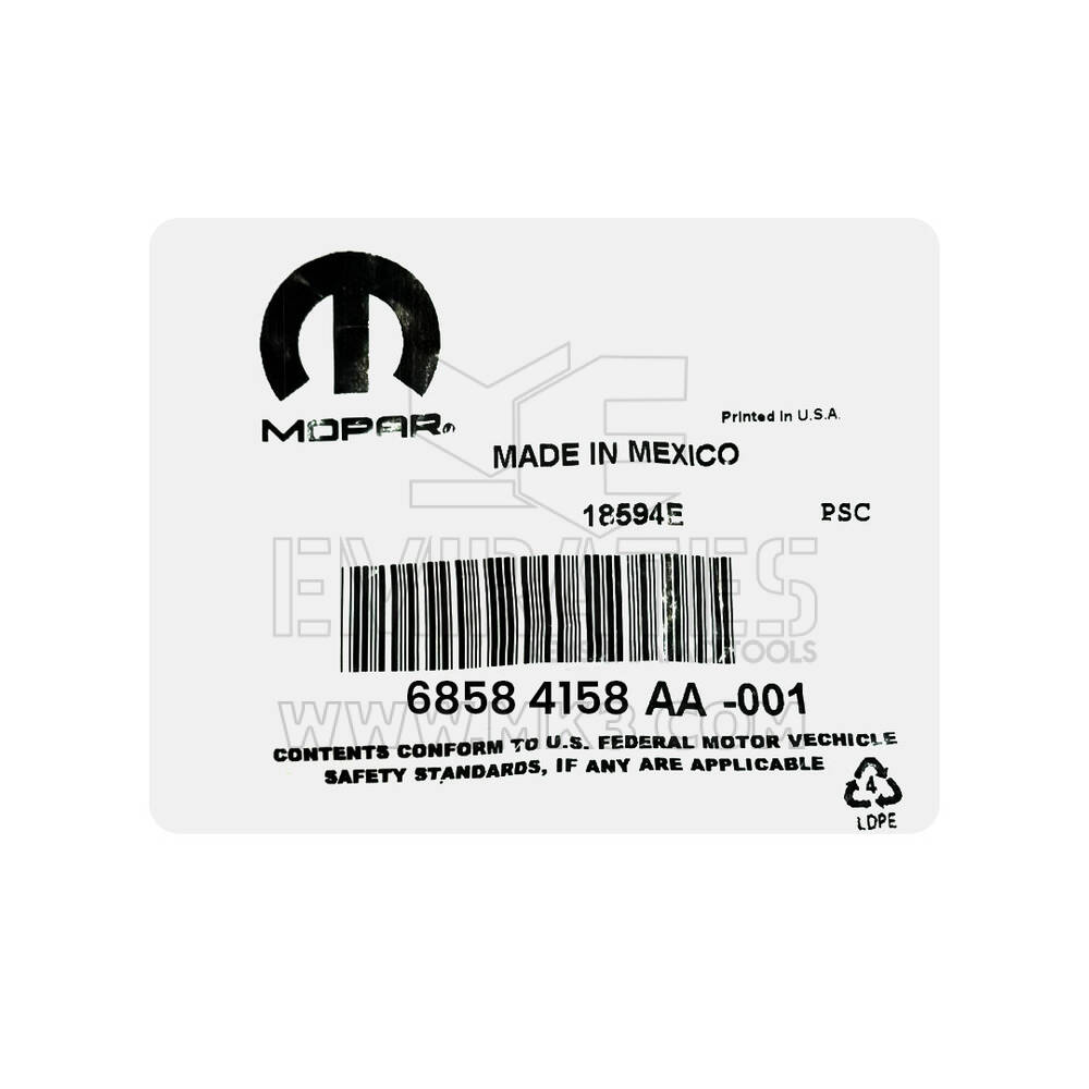 New Dodge RAM 1500 Limited Longhorn 2019-2024 Genuine / OEM Smart Remote Key 6 Buttons 433MHz OEM Part Number: 68584158AA, Old OEM Part Number: 68291694AB, 68291694AC, 68291694AD, 68291694AE, 68442912AB, 68575607AA | Emirates Keys