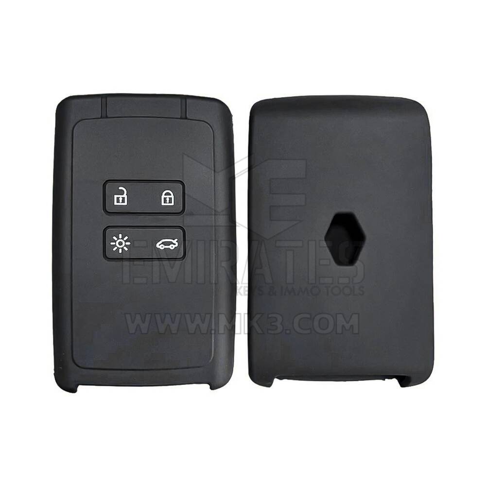 REN Megane4 Talisman Akıllı Kart Anahtarı 4 Düğme İçin Silikon Kılıf