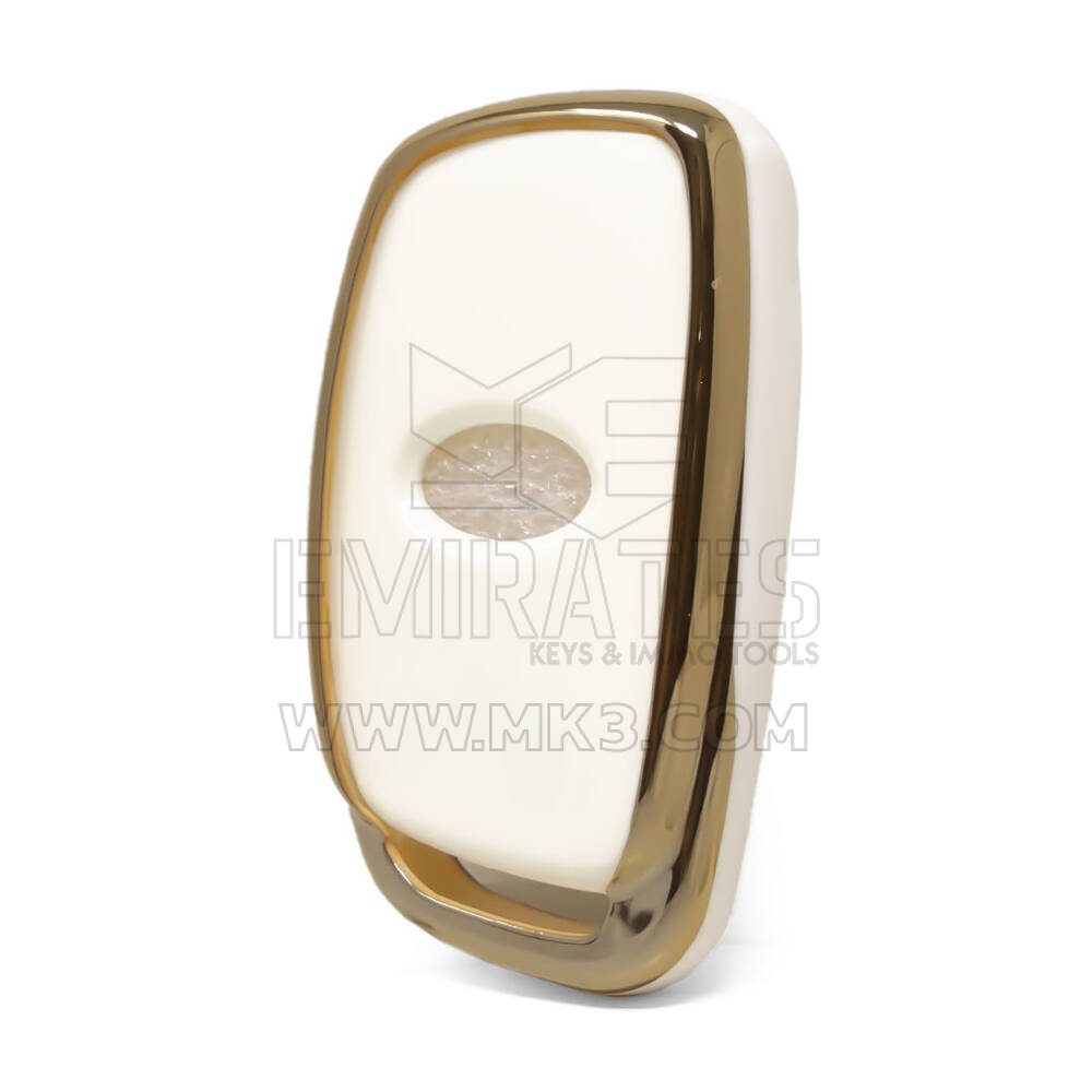 Nano Cover For Hyundai Tucson Smart Remote Key 4 Button White| MK3