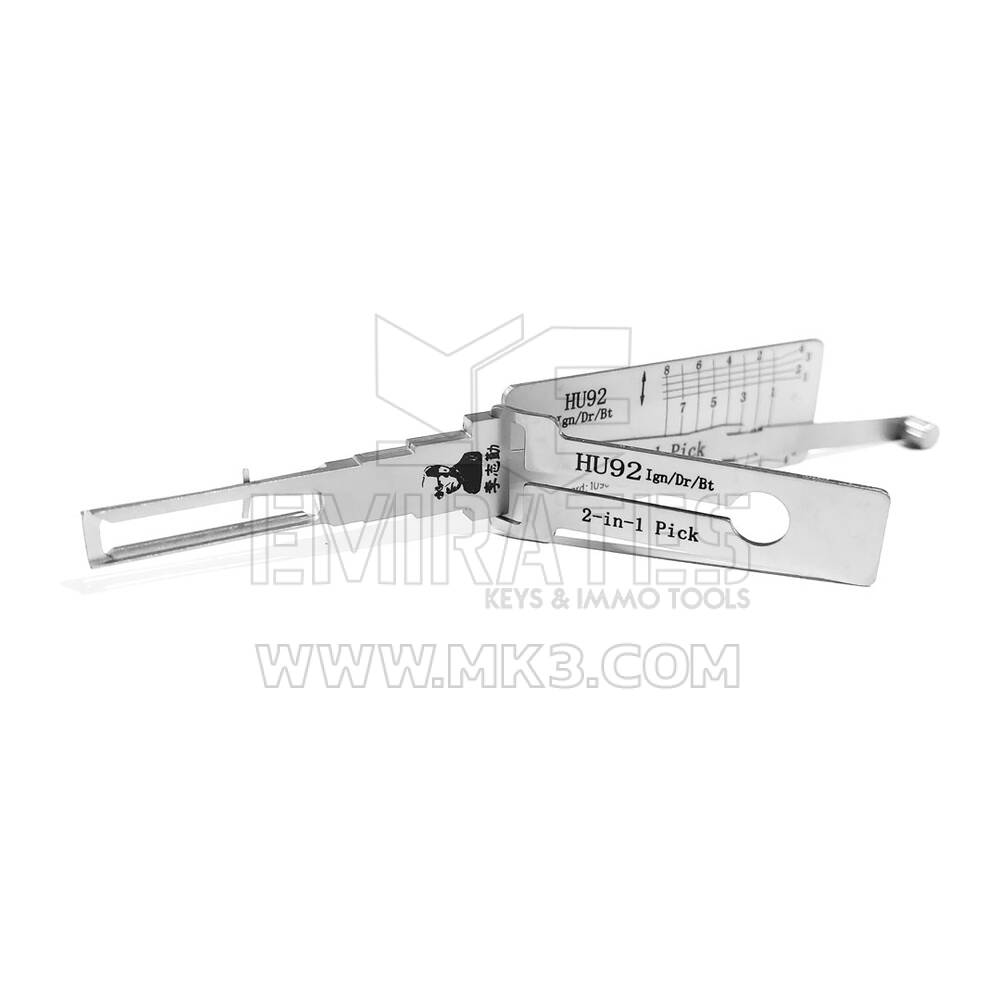 Original Lishi 2-in-1 Pick Decoder Tool HU92+SL-AG | MK3