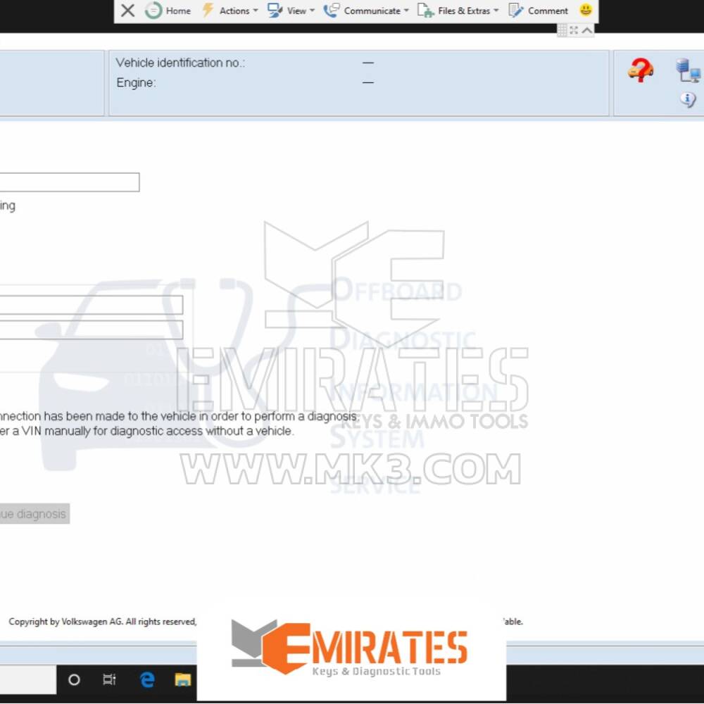 ODIS ( Offboard Diagnostic Information System ) Diagnostic Software Version 23 For VAG Group | Emirates Keys