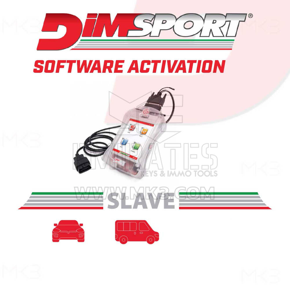 Dimsport - NEW GENIUS SLAVE - CAR & LIGHT COMMERCIAL VEHICLE (AV99NFPGC09-01) Activation