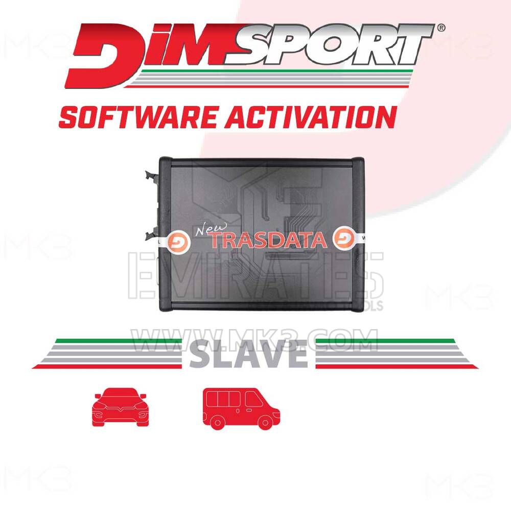 Dimsport - NEW TRASDATA SLAVE - CAR & LIGHT COMMERCIAL VEHICLE (AV99NT001C) Activation
