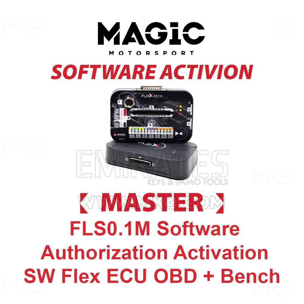 MAGIC FLS0.1M Software Authorization Activation SW Flex ECU (cars, vans, bikes) OBD + Bench Master