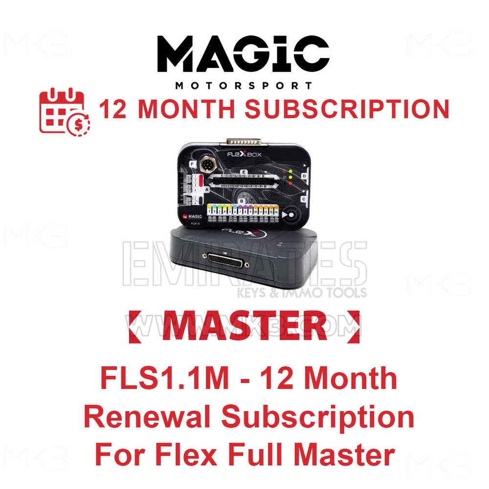 MAGIC FLS1.1M اشتراك تجديد لمدة 12 شهرًا للحصول على Flex Full Master