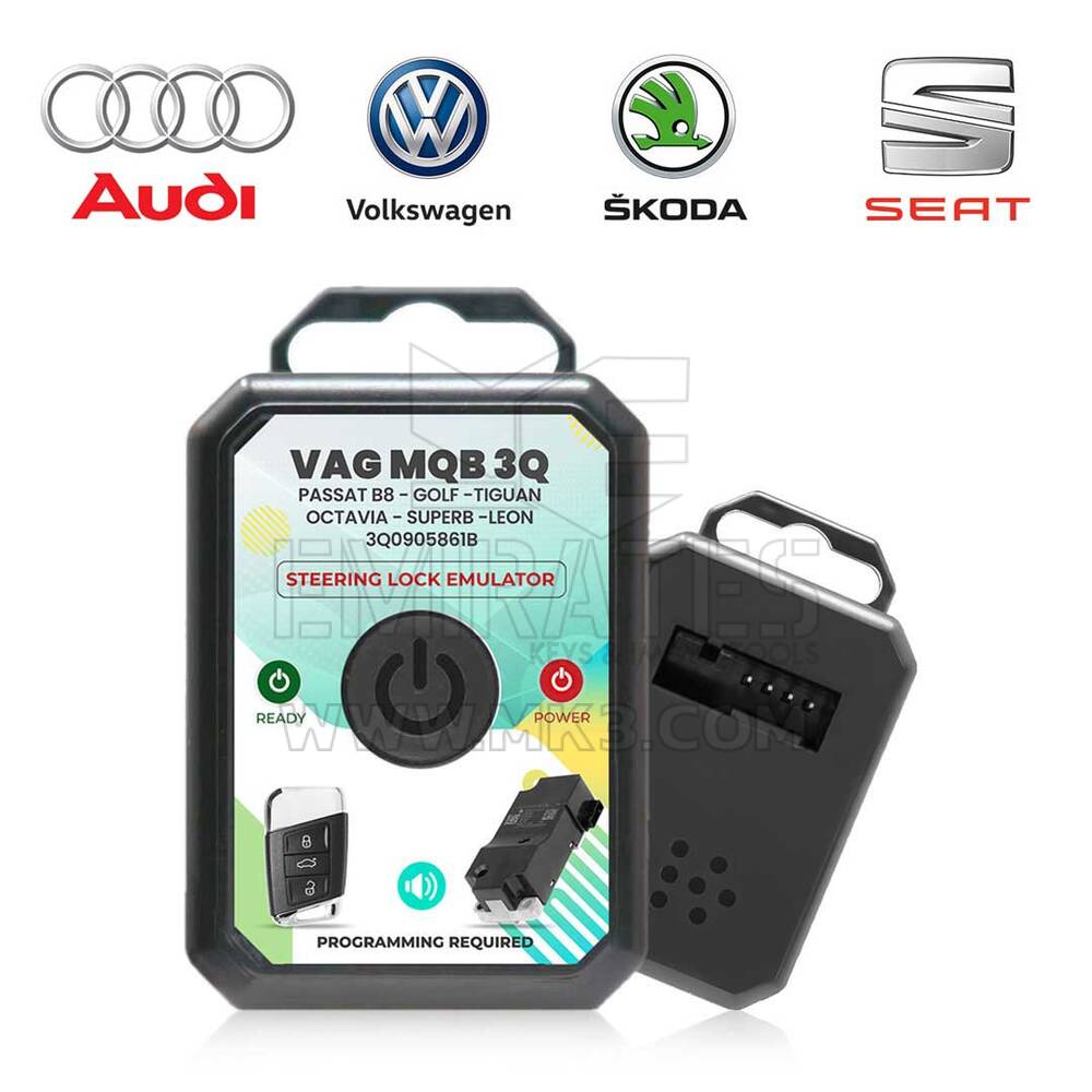 VAG MQB 3Q Volkswagen Passat B8 Skoda Octavia Seat Steering Lock Emulator