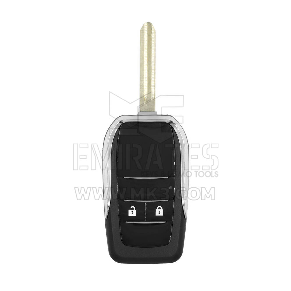 New Aftermarket Toyota Flip Remote Key Shell 2 Buttons Modified Horizontal Type High Quality Best Price | Emirates Keys