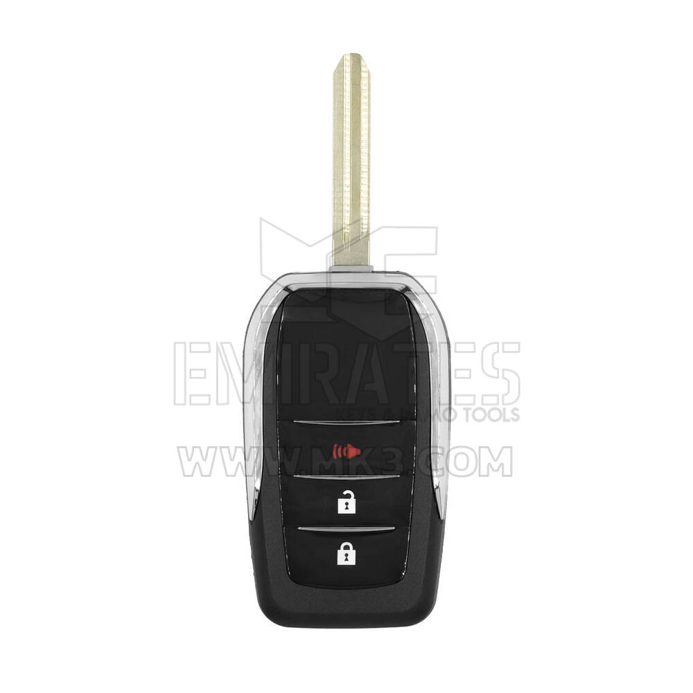New Aftermarket Toyota Flip Remote Key Shell 2+1 Buttons Modified Vertical Type High Quality Best Price | Emirates Keys