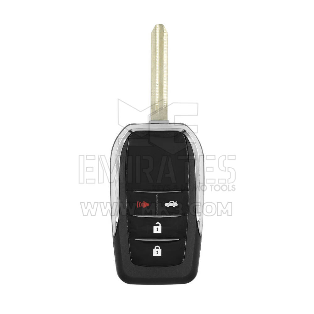 New Aftermarket Toyota Flip Remote Key Shell 3+1 Buttons Modified Vertical Type High Quality Best Price | Emirates Keys