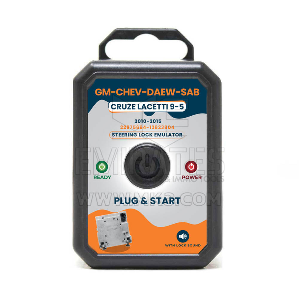 New GM Chevrolet Daewoo Saab Cruze Lacetti 9-5 2010-2015 Steering Lock Emulator Simulator With Lock Sound - No Programming Required | Emirates Keys