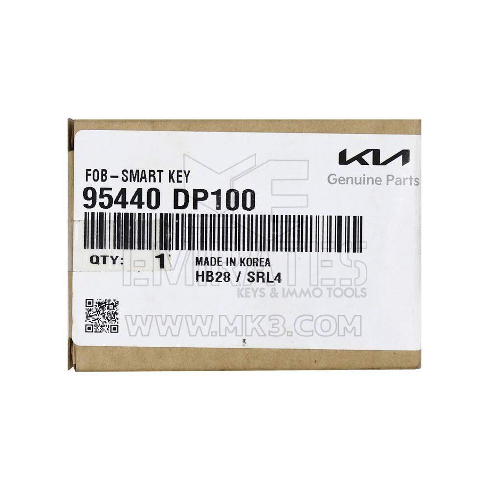 KIA Carnival 2022 Подлинный / OEM Smart Remote Key 5 Кнопки 433 МГц Номер детали OEM: 95440-DP100 / 95440DP100 ID FCC: SVI-YPFGE05 | Emirates Keys