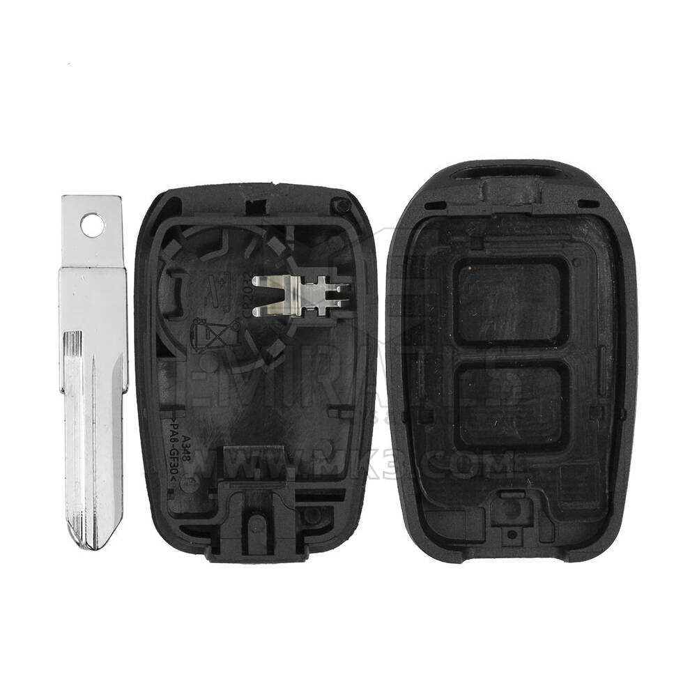 Nuevo mercado de accesorios Renault/REN carcasa de llave remota antideslizante 2 botones hoja VAC102 con soporte de batería alta calidad mejor precio | Cayos de los Emiratos