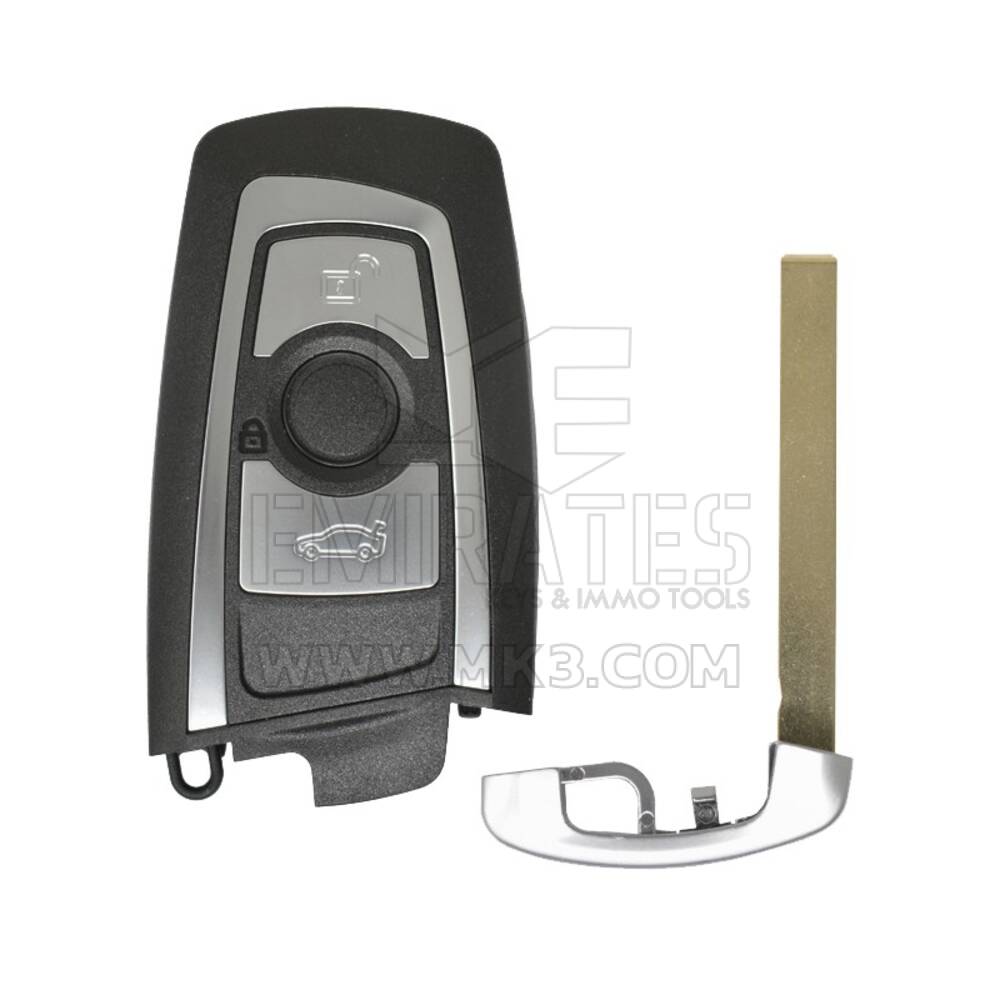 BMW FEM Smart Remote Key Fob 3 Buttons 433.92MHz PCF7953P Silver Line OEM Part Number: 9312542-02 - FCC ID: YG0HUF5767 | Emirates Keys