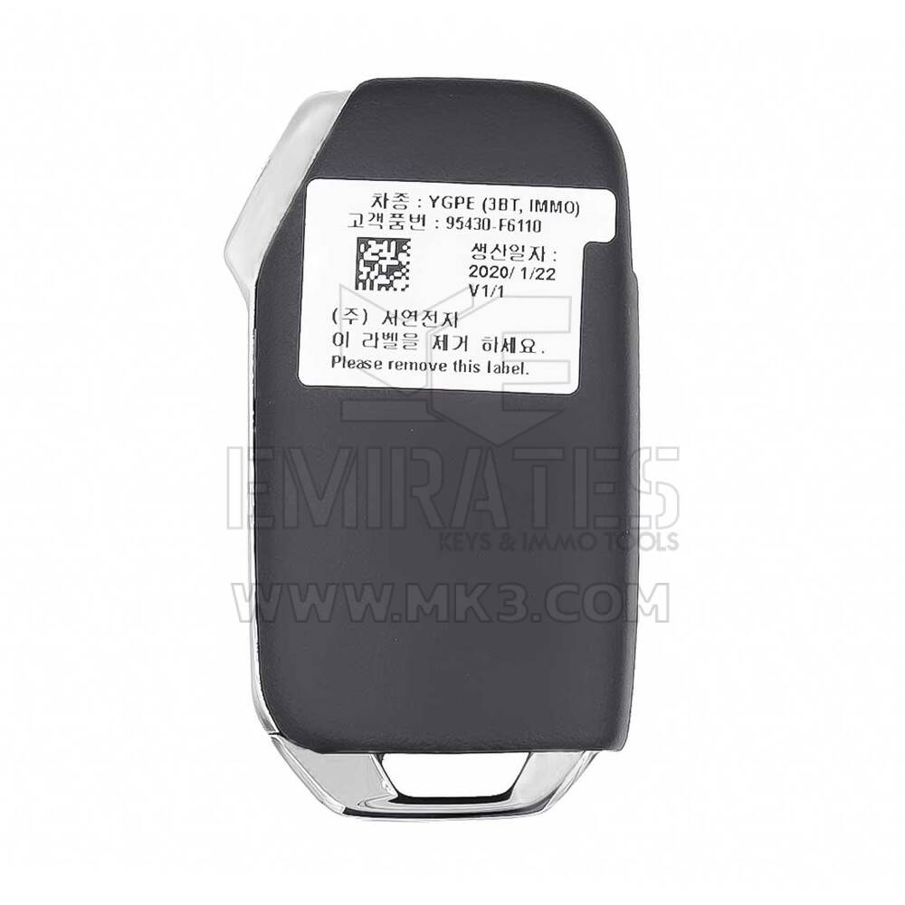 Used KIA Cadenza 2020 Original Flip Remote Key 3 Buttons 433MHz 95430-F6110 OEM Part Number: 95430-F6110 - FCC ID: RKE-4F42 | Emirates Keys