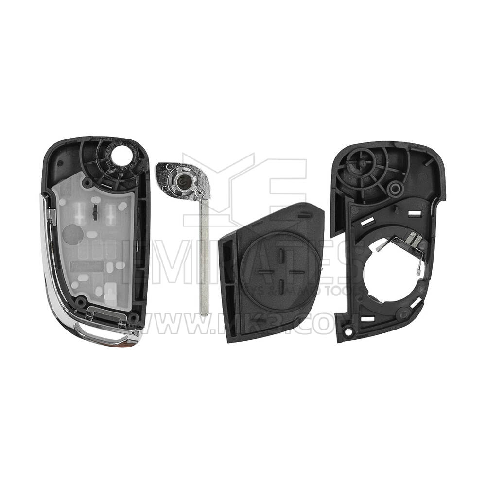 New Aftermarket Chevrolet Modified Flip Key Shell 3+1 Buttons High Quality Best Price | Emirates Keys