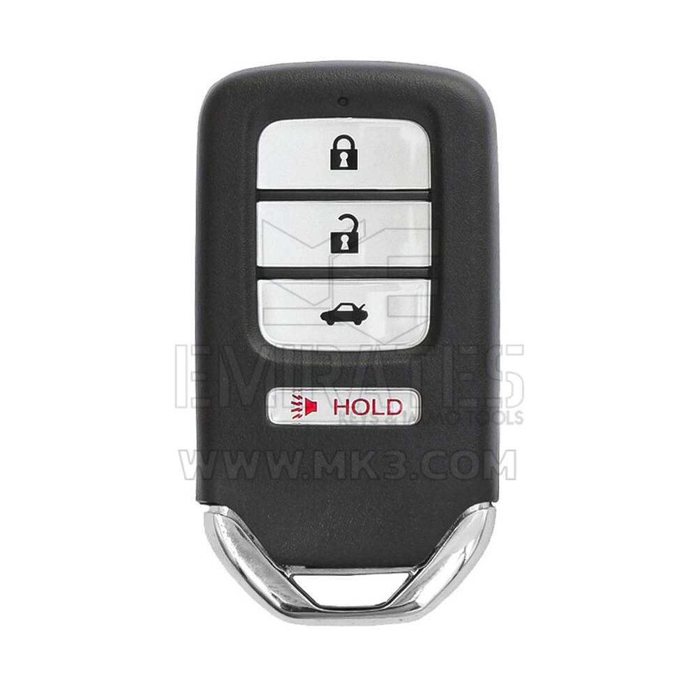 Honda Civic 2016-2020 Llave remota inteligente 3+1 botones 433MHz FCC ID: KR5V2X