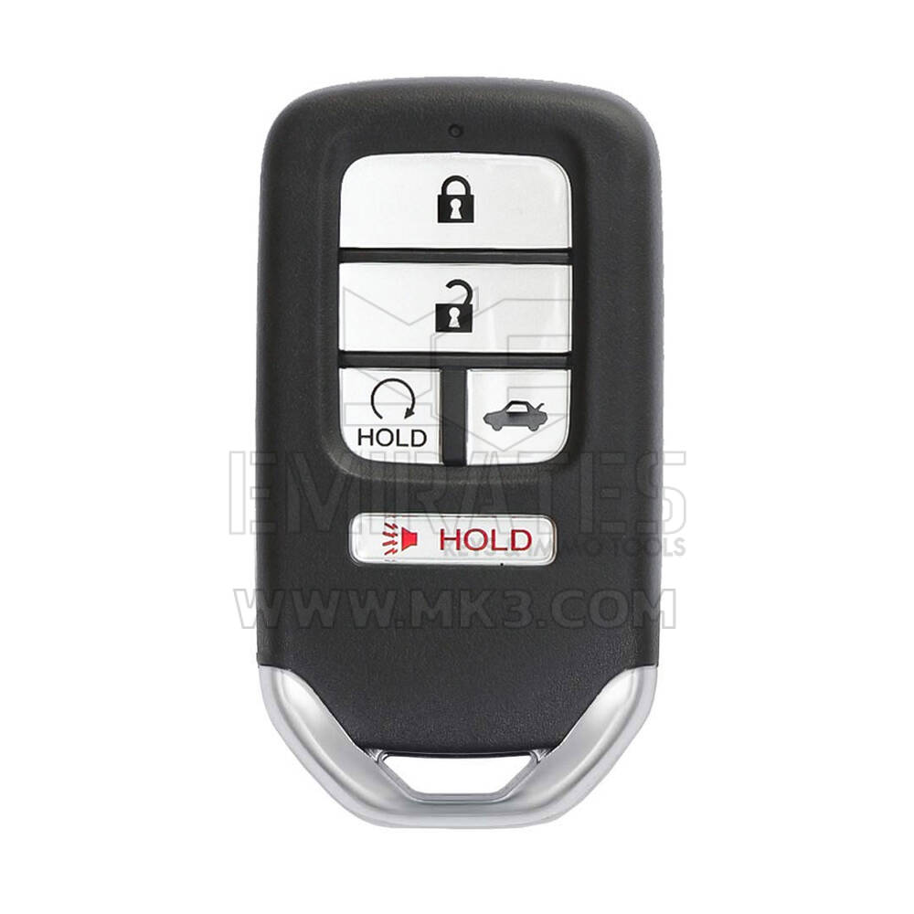 Honda Accord 2018-2020 Llave Remota Inteligente 4+1 Botones 433MHz 72147-TVA-A01