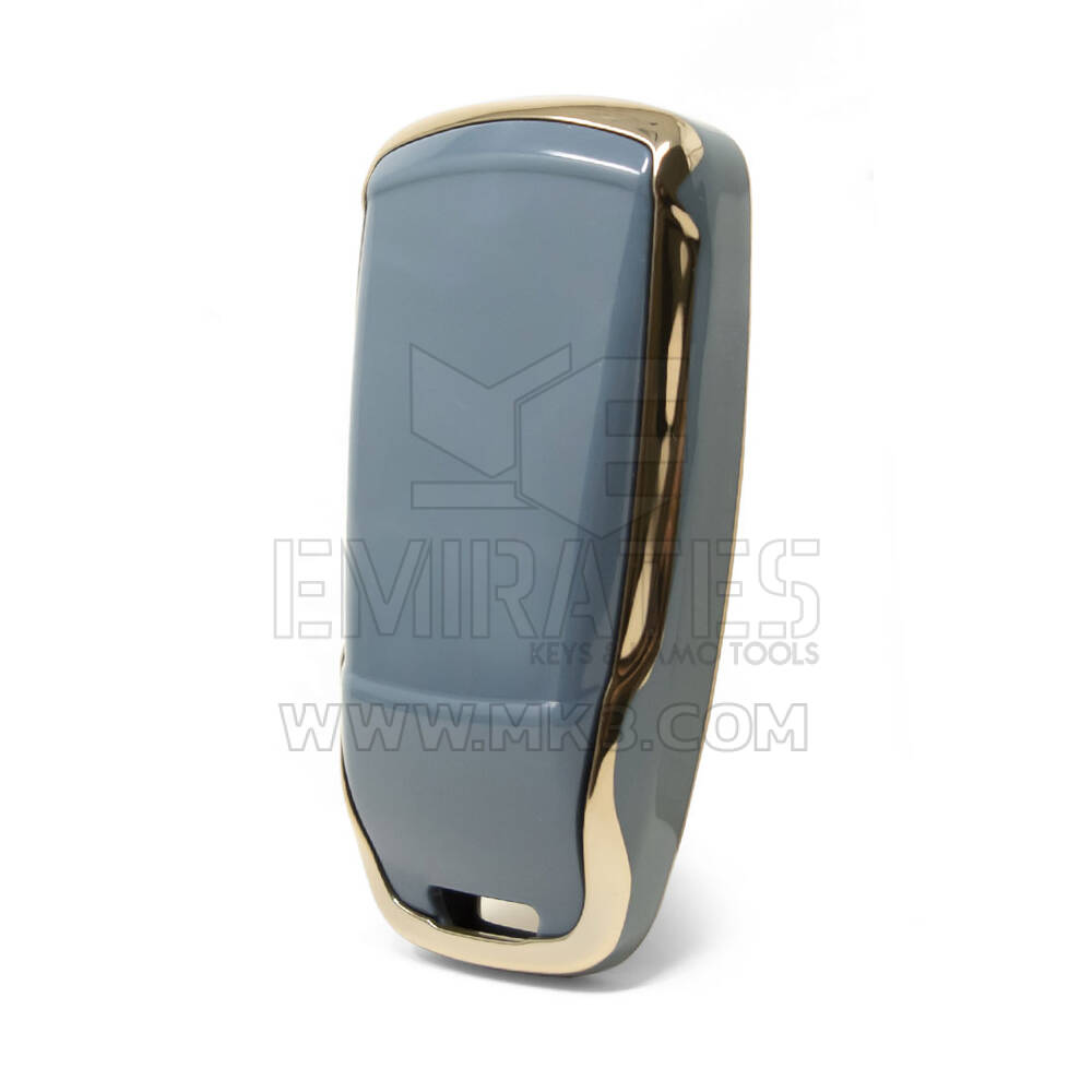 Capa Nano para Audi A4 Chave Remota 3 Botões Cinza Audi-B11J | MK3