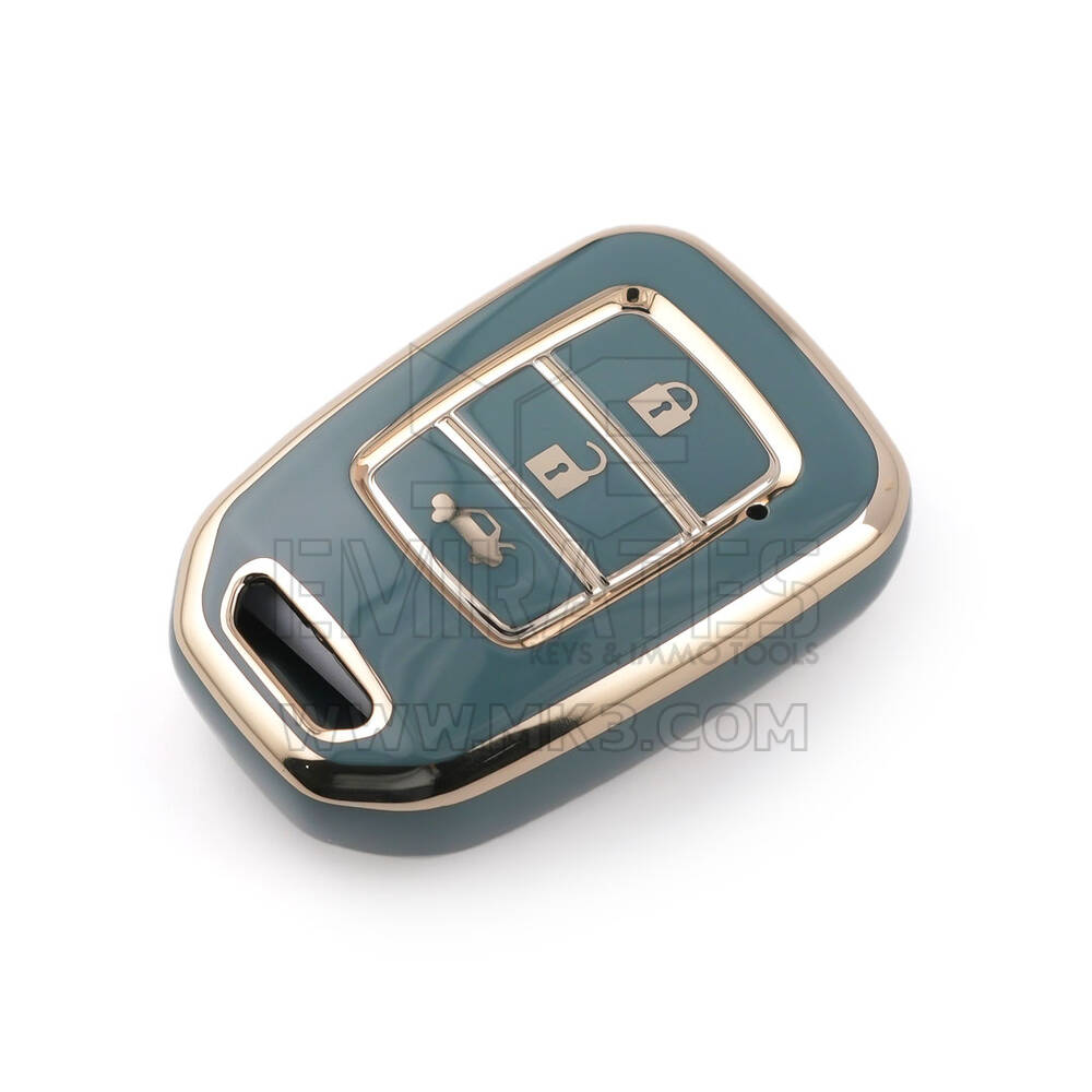 Новый Aftermarket Nano Высококачественный Чехол Для Дистанционного Ключа Honda 3 Кнопки Серого Цвета HD-D11J3 | Ключи Эмирейтс