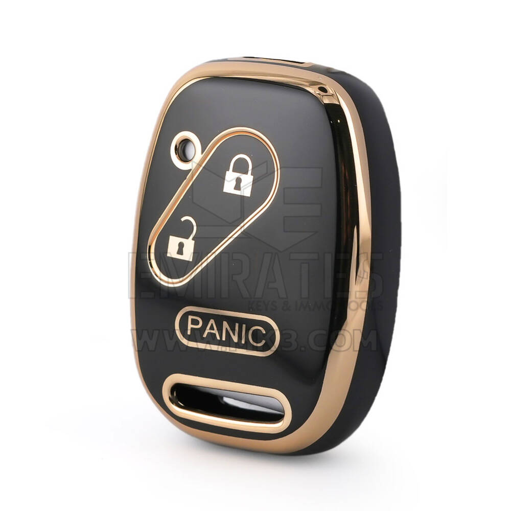 Нано-чехол высокого качества для удаленного ключа Honda с 3 кнопками черного цвета HD-J11J3B