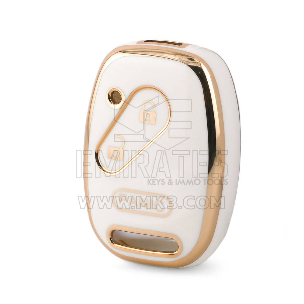 Чехол Nano высокого качества для дистанционного ключа Honda с 3 кнопками белого цвета HD-J11J3B