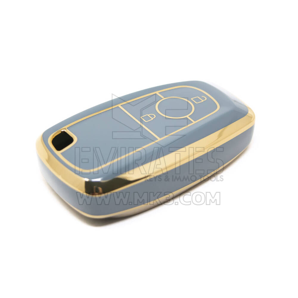 Nova capa de reposição nano de alta qualidade para chave remota ford 2 botões cor cinza Ford-B11J2 | Chaves dos Emirados