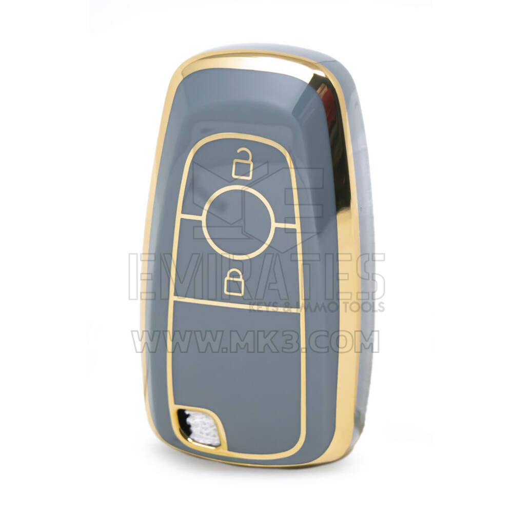 Capa Nano de alta qualidade para chave remota Ford 2 botões cor cinza Ford-B11J2