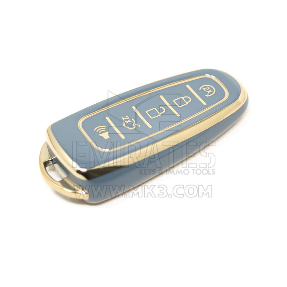 Nova capa nano de reposição de alta qualidade para chave remota Ford 5 botões cor cinza Ford-J11J | Chaves dos Emirados