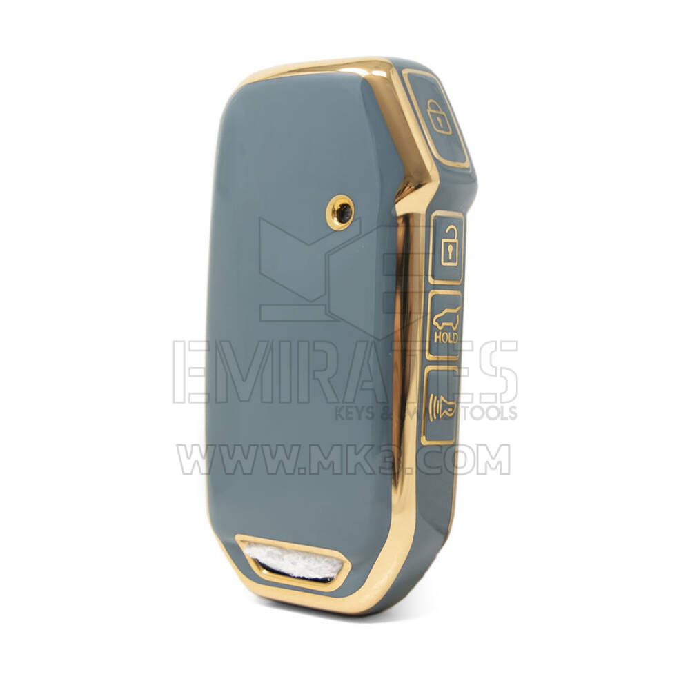 Чехол Nano высокого качества для Kia 2018-2022, дистанционный ключ с 4 кнопками, серый цвет, KIA-C11J4A