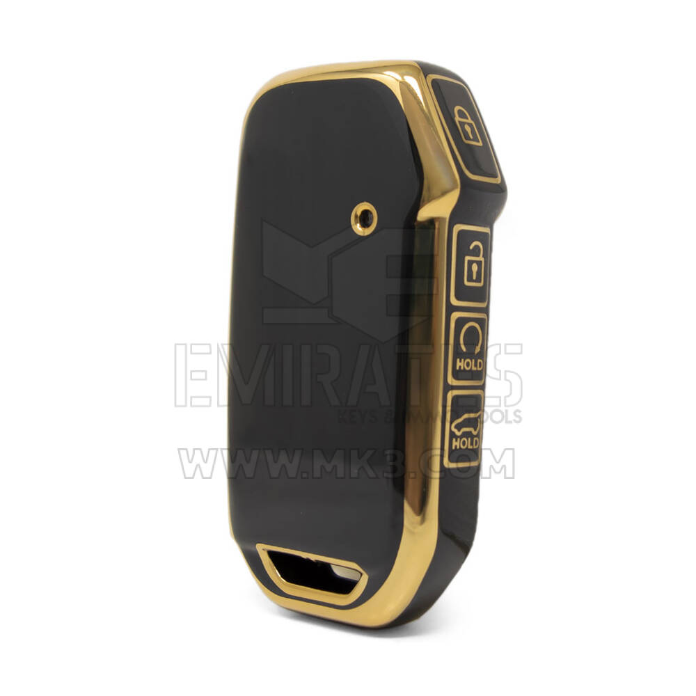 Чехол Nano высокого качества для удаленного ключа Kia с 4 кнопками черного цвета KIA-C11J4B