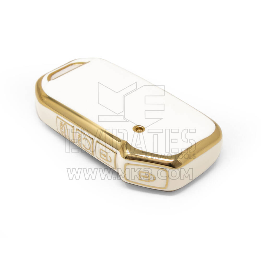Новый Высококачественный Чехол Послепродажного Нано Для Дистанционного Ключа Kia 4 Кнопки Белый Цвет KIA-C11J4B | Ключи Эмирейтс