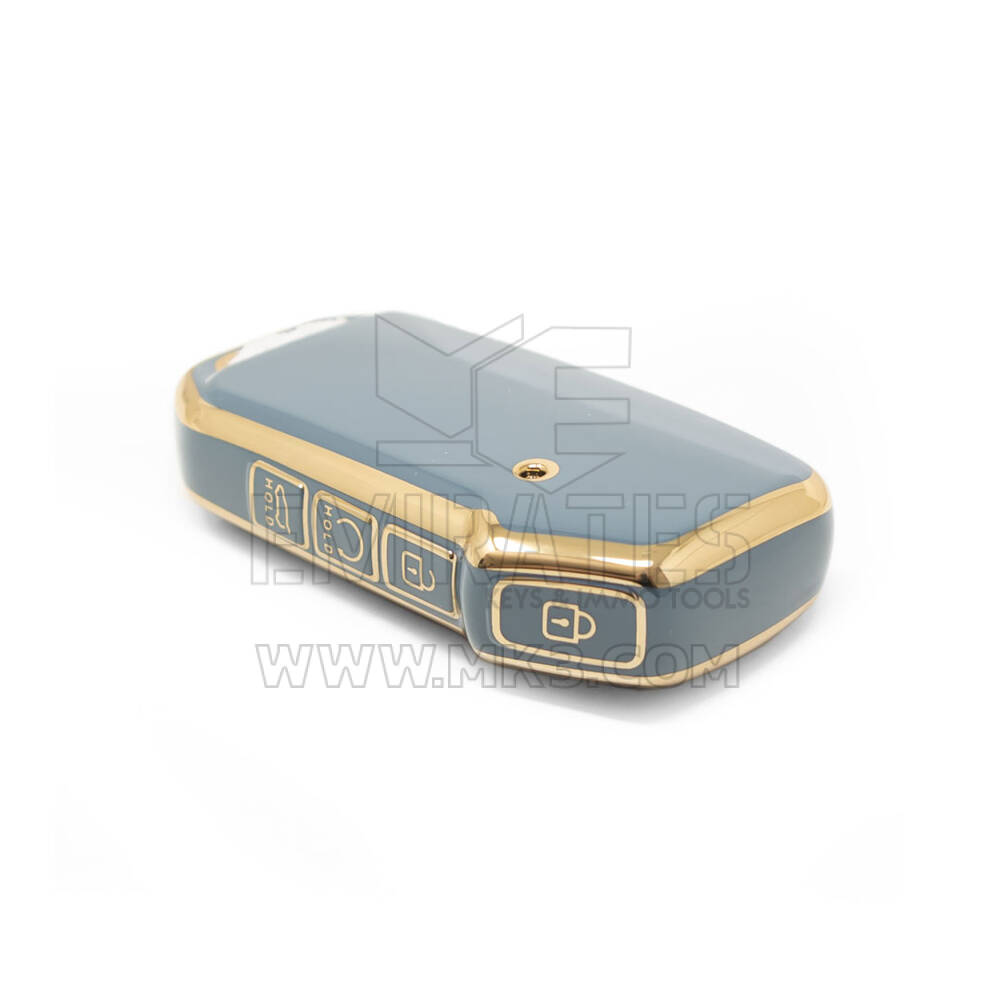 Новый Высококачественный Чехол Послепродажного Нано Для Дистанционного Ключа Kia 4 Кнопки Серого Цвета KIA-C11J4B | Ключи Эмирейтс