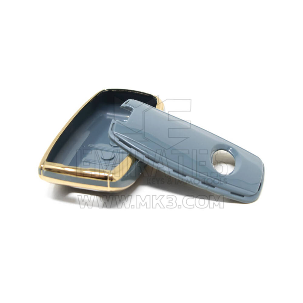 New Aftermarket Nano High Quality Cover For Kia Remote Key 4 Buttons Gray Color KIA-D11J4B | Emirates Keys