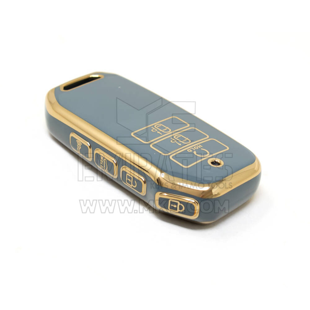 Новый Высококачественный Чехол Послепродажного Нано Для Дистанционного Ключа Kia 7 Кнопок Серого Цвета KIA-H11J7 | Ключи Эмирейтс