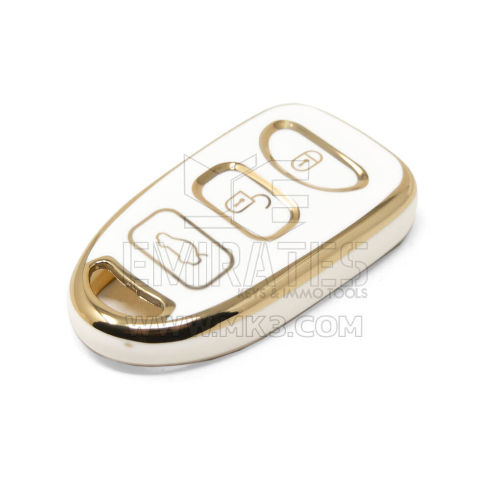 Новый Высококачественный Чехол Послепродажного Нано Для Дистанционного Ключа Kia 4 Кнопки Белый Цвет KIA-P11J4 | Ключи Эмирейтс